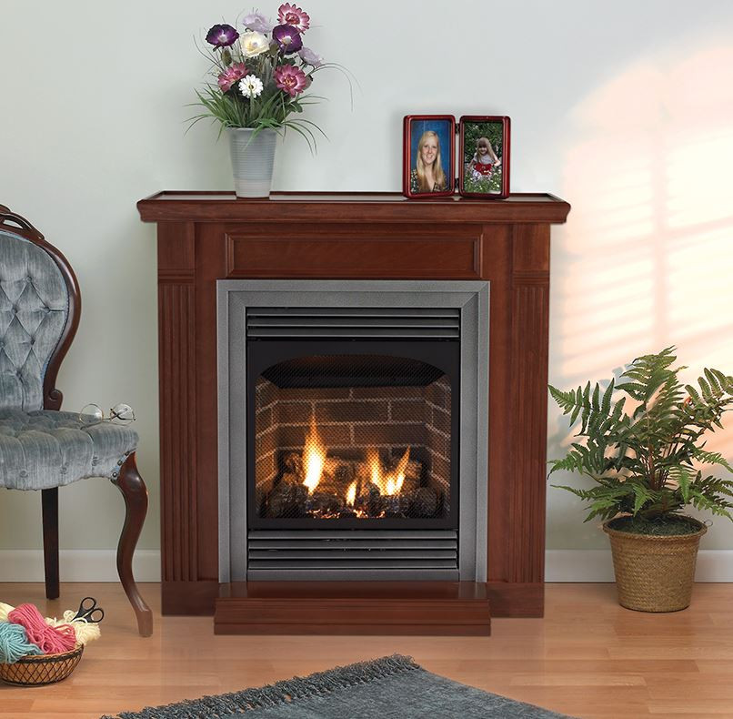 Ventfree gas fireplace