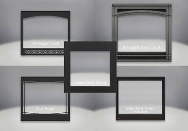 Front Choices Options for the Napoleon Ascent 36 Shown