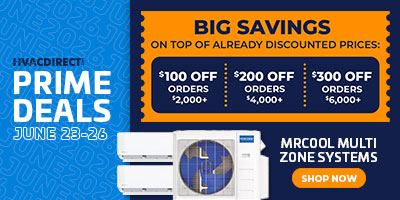 Prime Day Deal Mrcool MultiZone