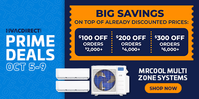 Prime Day Deal Mrcool MultiZone