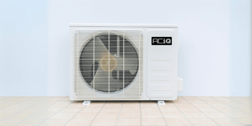 ACiQ Ductless Mini Split Alongside House