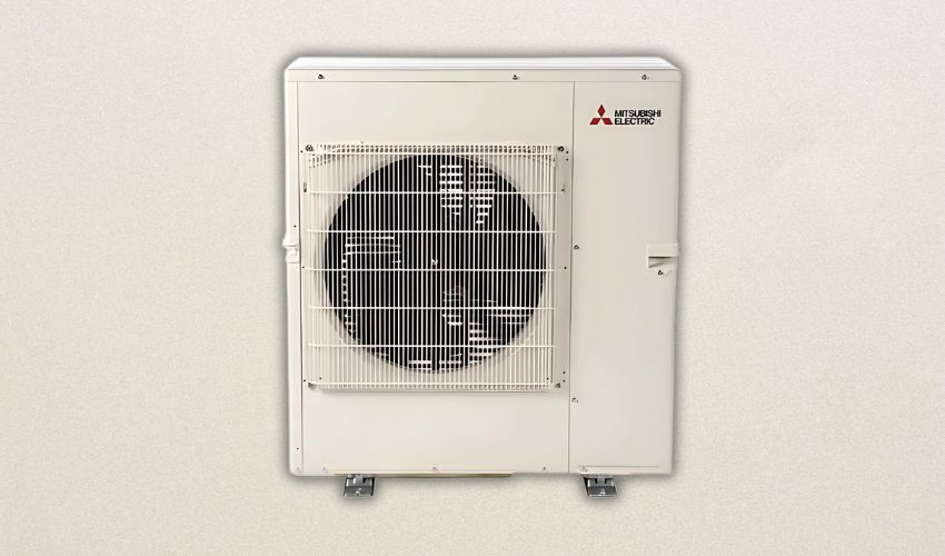 Mitsubishi mini split outdoor and indoor units