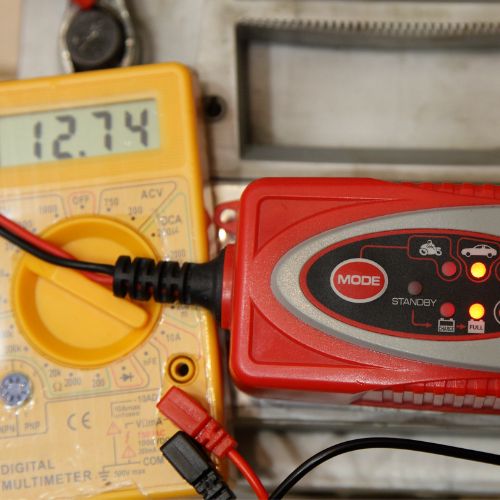 Voltmeter used to help HVAC repairmen fix electric furnaces