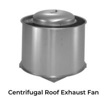 Centrifugal roof exhaust fan