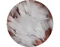 Flake ice close-up