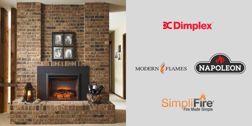 Top electric fireplace brands and models
