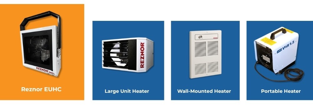 How Reznor EUHC unit heater compares to other electric heating systems