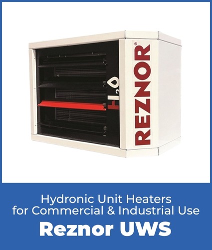 Reznor UWS hydronic unit heater