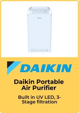 Daikin portable air purifier with humidifier