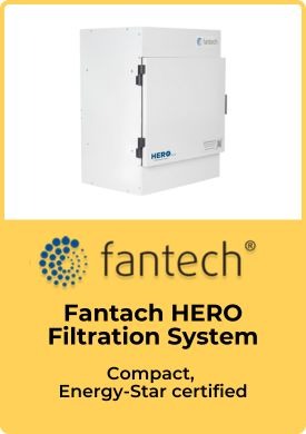 Fantech HERO whole-home HEPA filtration system