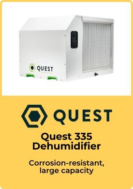 Quest 335 Dehumidifier Indoor Air Quality Solution