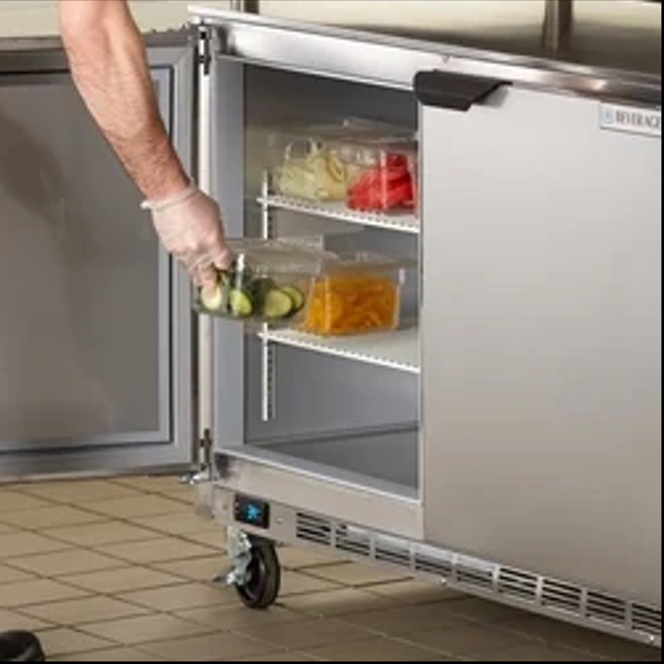 Beverage-Air undercounter commercial refrigeration unit