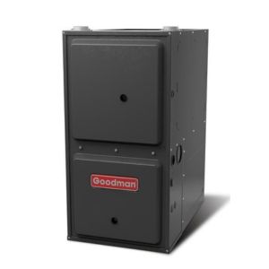 Goodman gas furnace indoor heating unit used for residential home heating systems