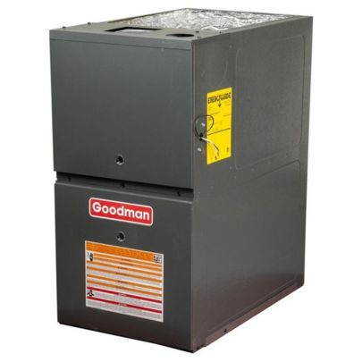 Goodman residential gas furnace used for home heating and HVAC replacement system