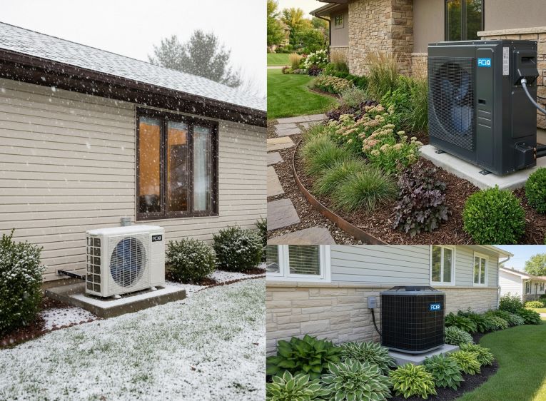 Heating and Cooling Collage