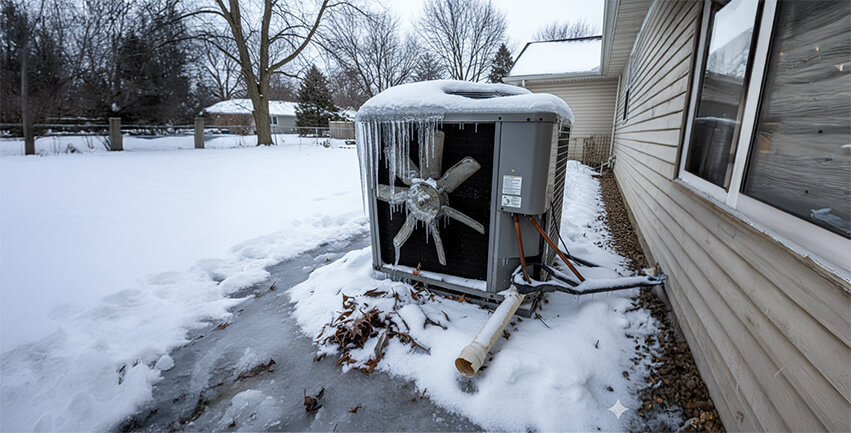 HVAC Damage Caused by Winter Weather