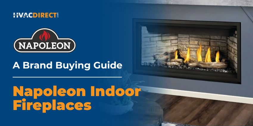 Modern Dimplex linear electric fireplace with blue ember bed featured in a Dimplex brand buying guide
