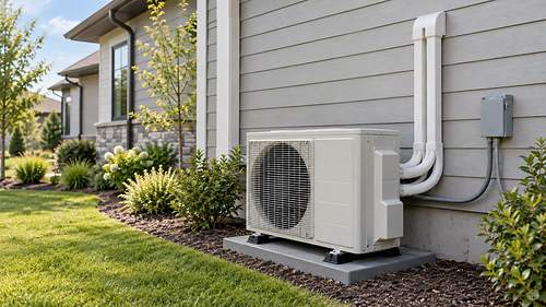 Single-zone versus multi-zone mini split guide Outdoor mini split condenser serving a home
